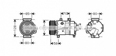 AVA QUALITY COOLING cnk250 -  Компрессор, кондиционер